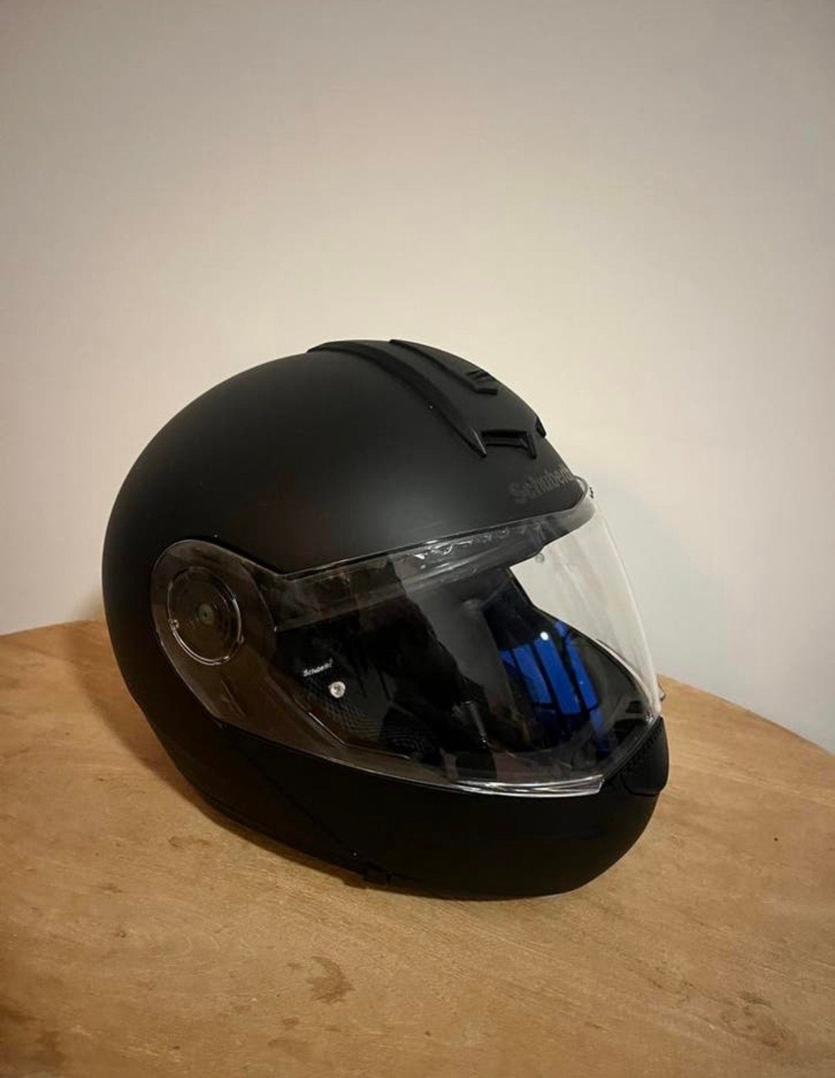 Schuberth C3 Pro Systeemhelm Mat Zwart Maat M, M, Systeemhelm, Heren, Tweedehands
