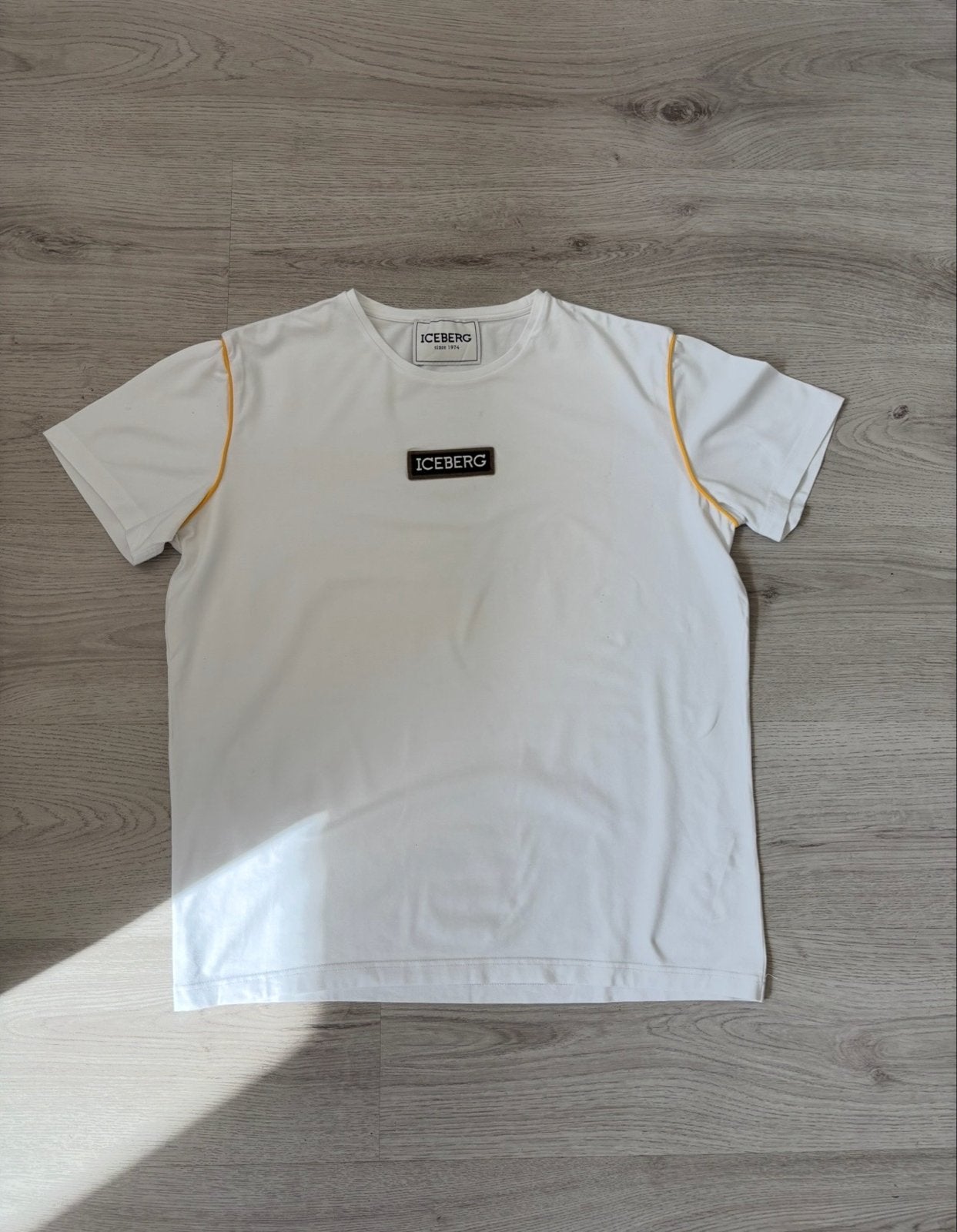 Iceberg T-shirt, Verzenden, Zo goed als nieuw, Overige maten, Wit