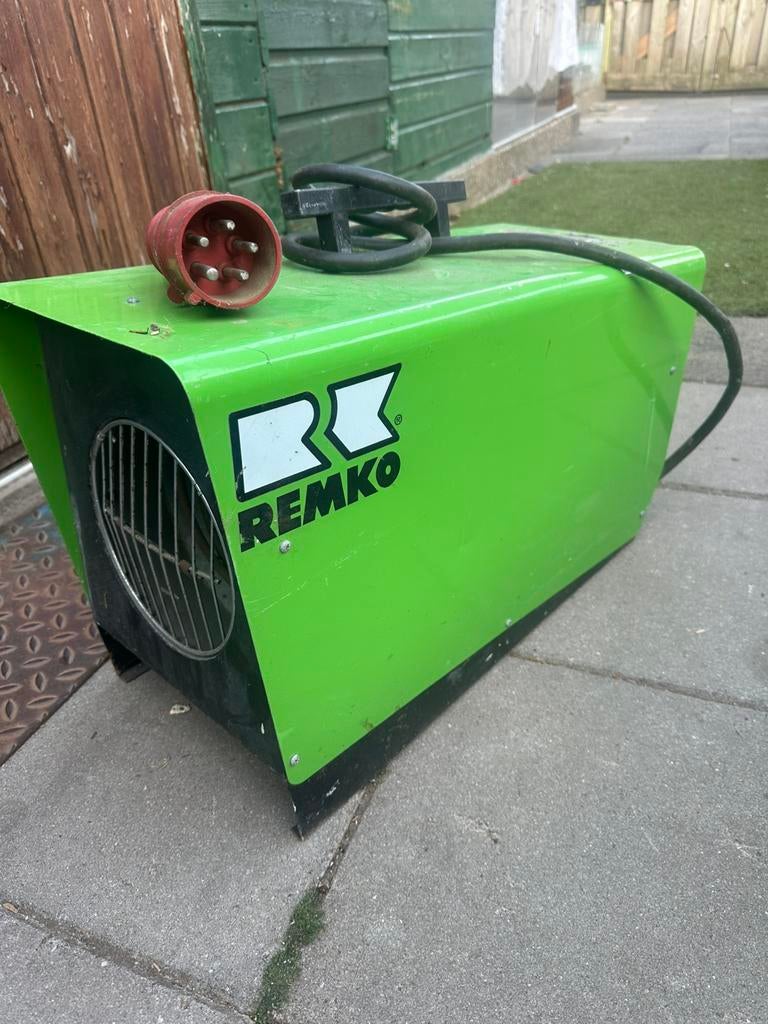Remko elt 10 380 volt werkplaats verwarmer, Ophalen, 30 tot 80 cm, Kachel, Minder dan 60 cm