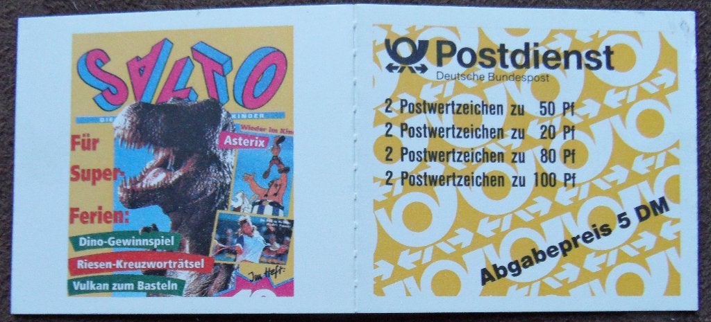 Postzegelboekje Duitsland – Boekje 31  Salto, Ophalen of Verzenden, BRD, Postfris