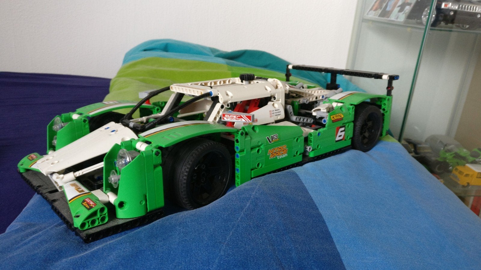 Lego Technic Raceauto - Groen/Wit, Ophalen of Verzenden