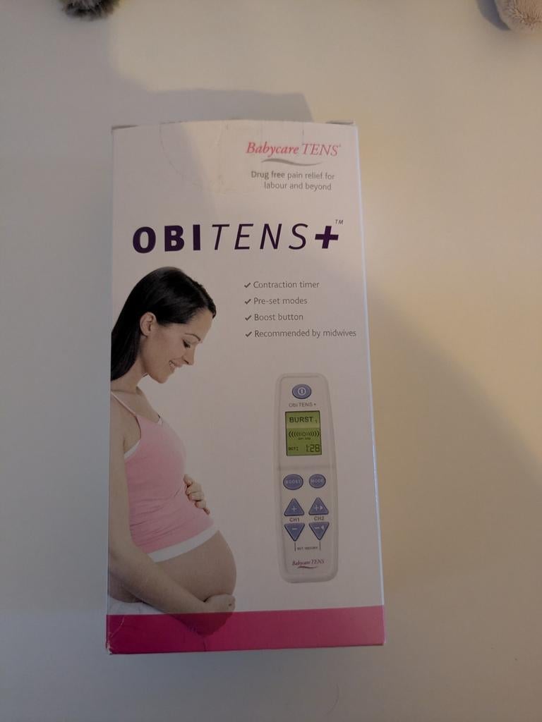 Babycare TENS OBIMama+ TENS apparaat voor pijnverlichting, Ophalen of Verzenden, Zo goed als nieuw, Zwangerschap en Bevalling