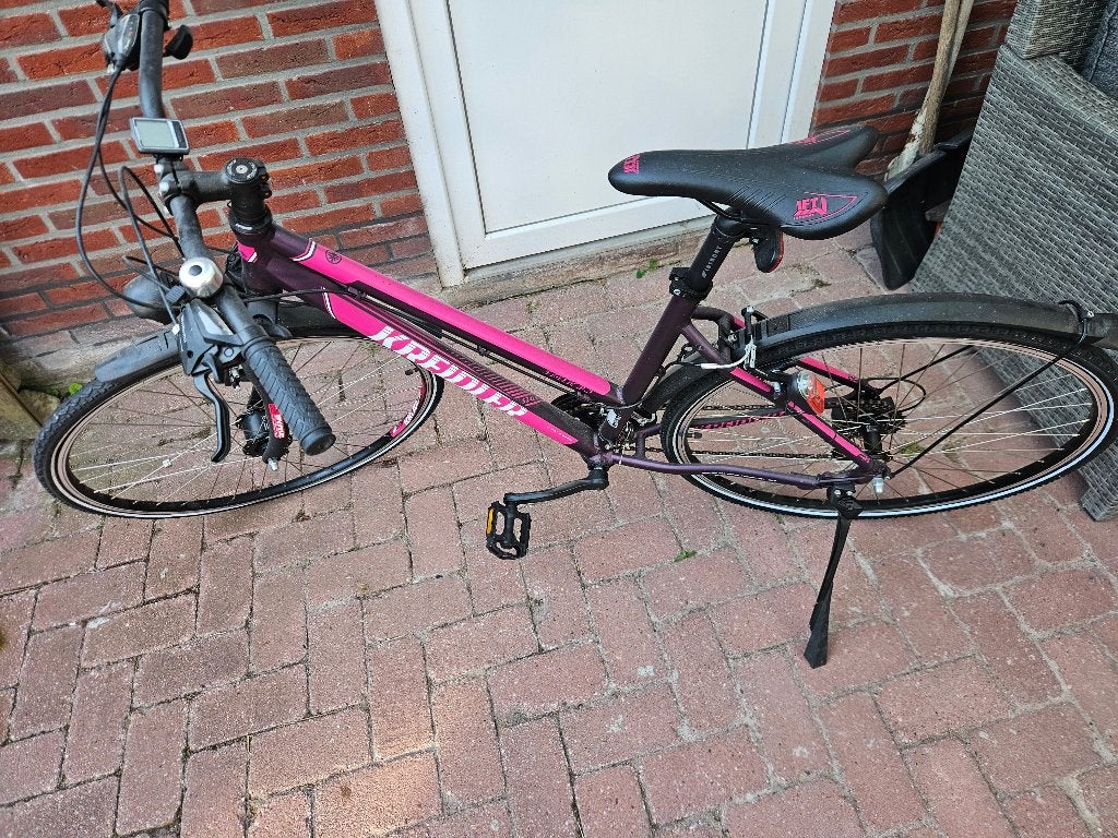 Nette fiets, Fietsen en Brommers, Fietsen | Dames | Damesfietsen, 53 tot 56 cm, Velgrem, Versnellingen, Zo goed als nieuw