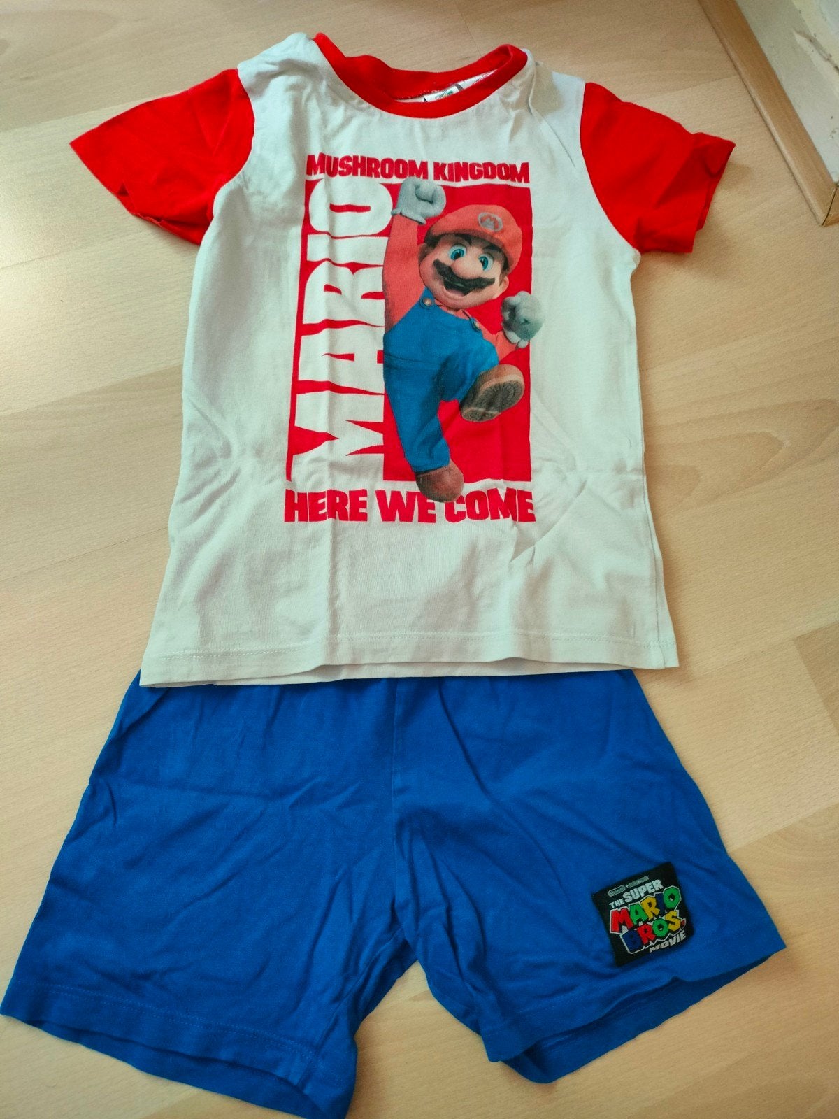 Pyjama Mario H&M 98/104, Nacht- of Onderkleding, Gebruikt, H&M, Ophalen of Verzenden