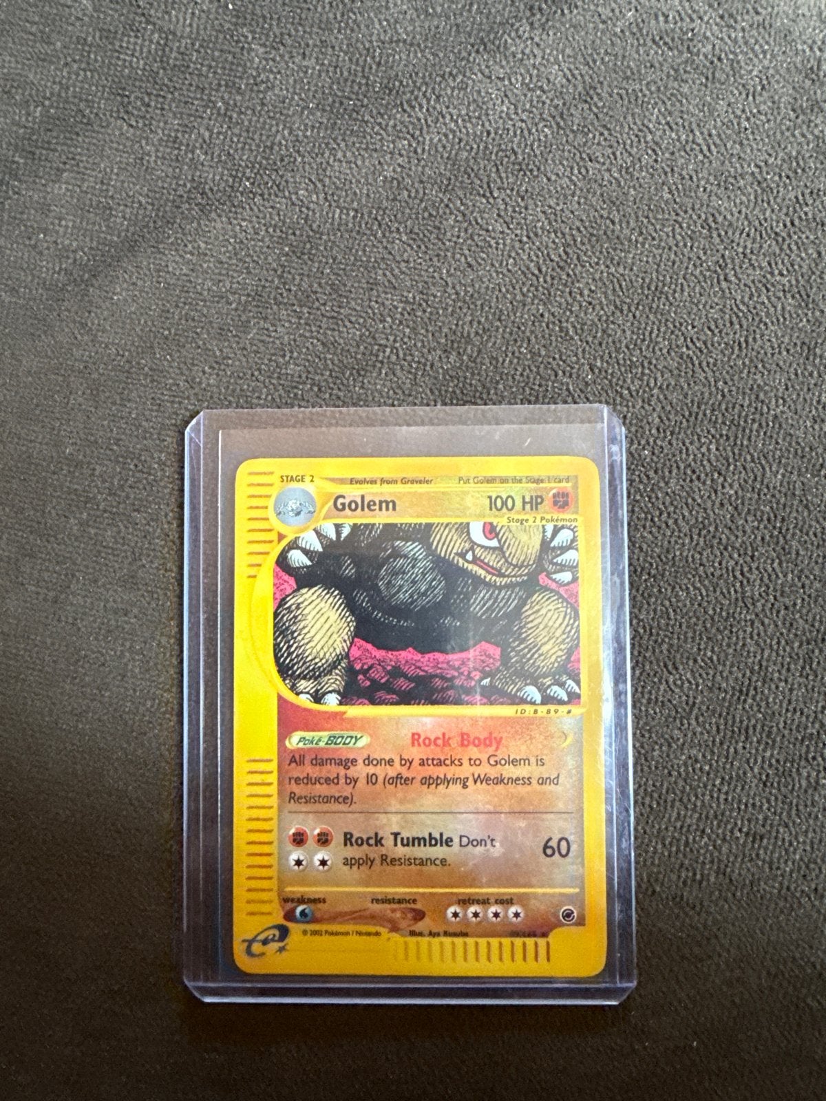Golem Pokémon Kaart holo reverse 49/165, Ophalen of Verzenden, Zo goed als nieuw, Losse kaart