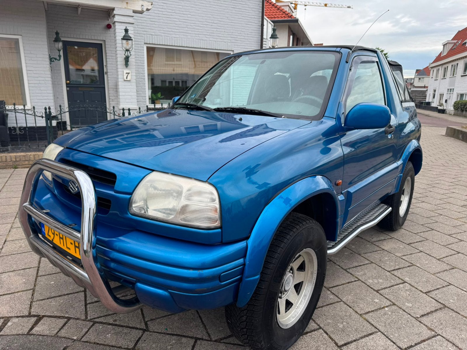Suzuki Grand Vitara 1.6 Cabrio 4x4 weinig km !!!, Stof, 4 cilinders, Origineel Nederlands, Bedrijf