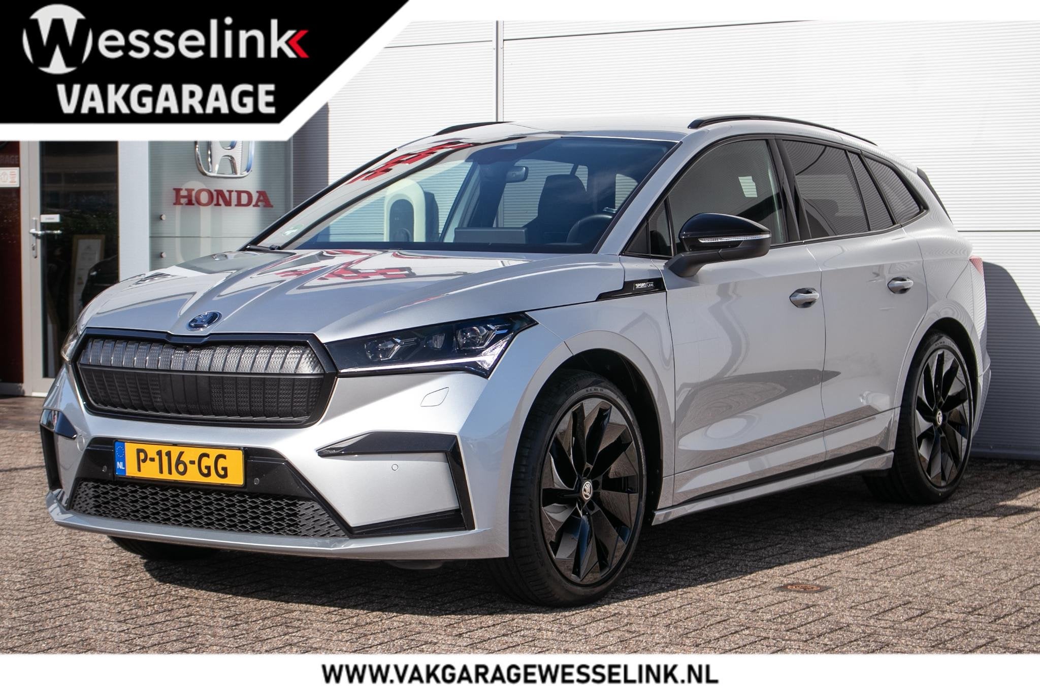 SKODA Enyaq iV 60 Sportline - SOH 90% | Trekhaak Wegklapb. |, Auto's, 34 min, 402 km, Gebruikt, 110 €/maand