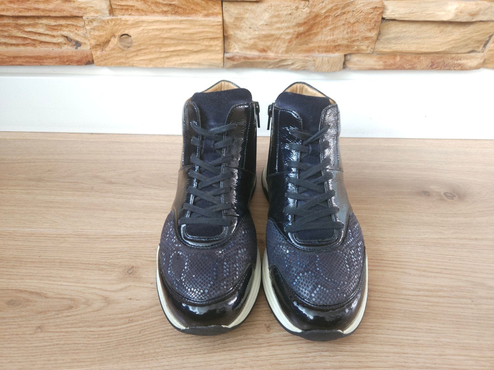 Durea sneakers MET RITS Maat 6,5 40 H blauw snake schoenen, Durea, Blauw, Ophalen of Verzenden, Sneakers of Gympen