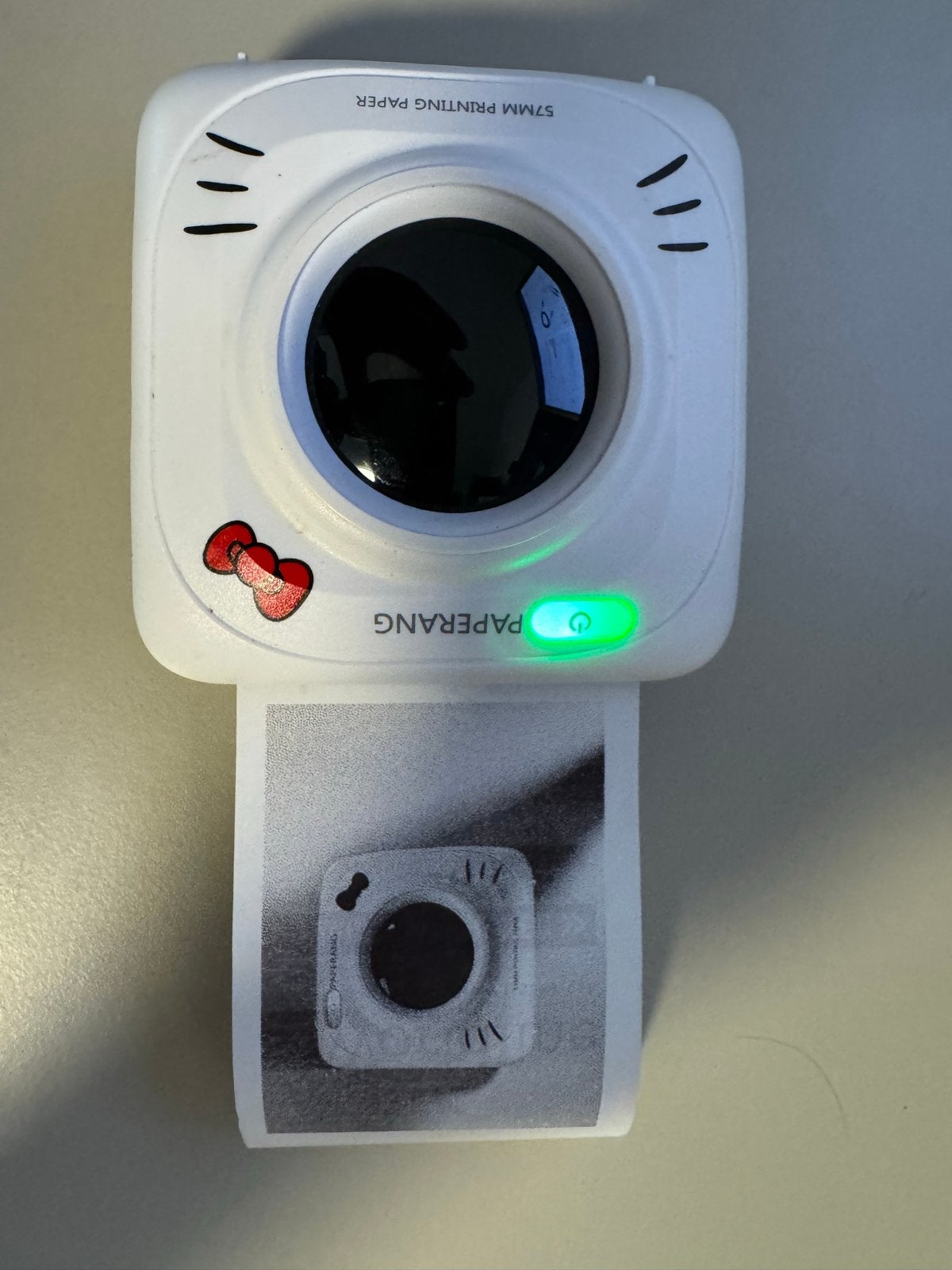 Paperang P1 Mini Printer - Draagbaar & Bluetooth, Zwart-en-wit printen, Fotoprinter, Ophalen of Verzenden, Zo goed als nieuw