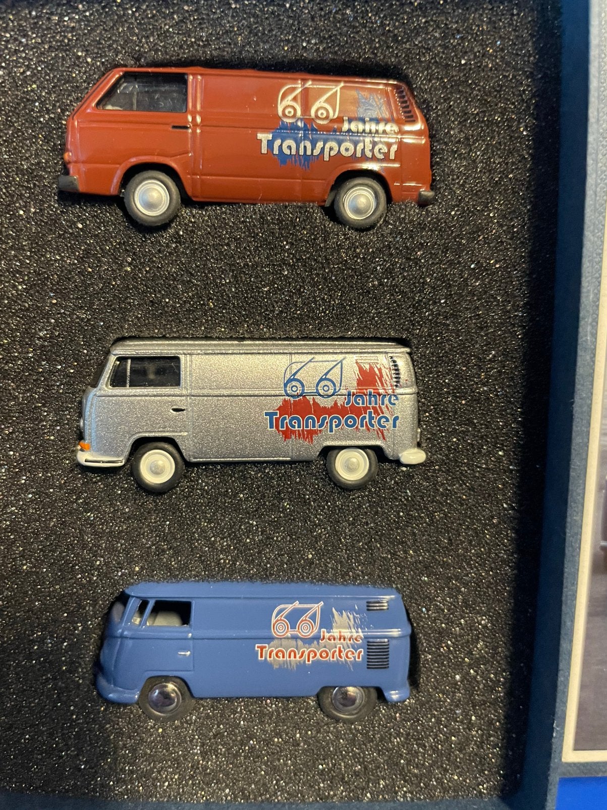 BUB 06945 3 x Volkswagen Transporter 1:87 HO Marklin, Overige merken, Verzenden, Gelijkstroom of Wisselstroom, Overige typen