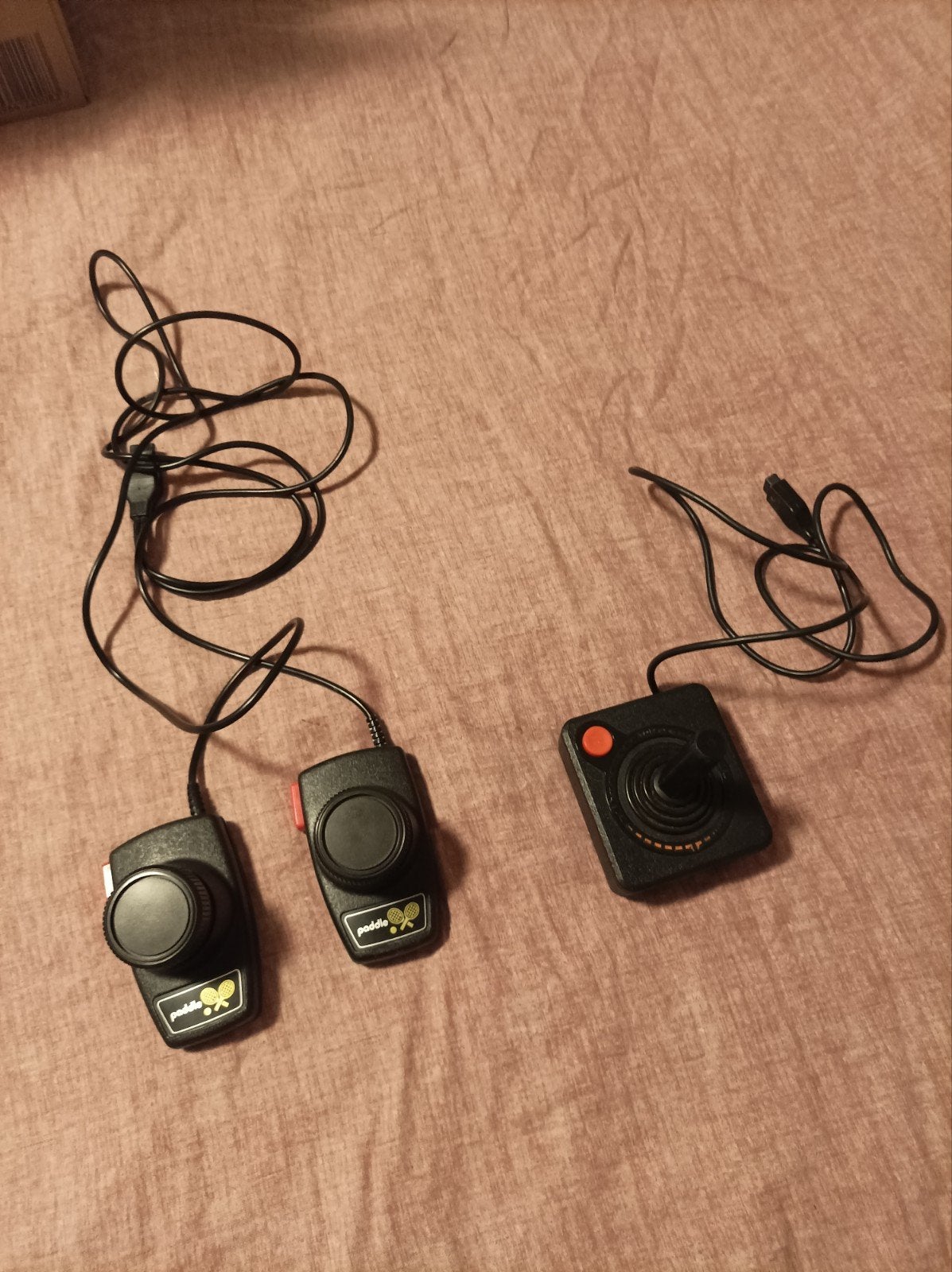 Vintage Atari Joystick en Paddle Controllers, Spelcomputers en Games, Spelcomputers | Overige, Gebruikt, Ophalen of Verzenden