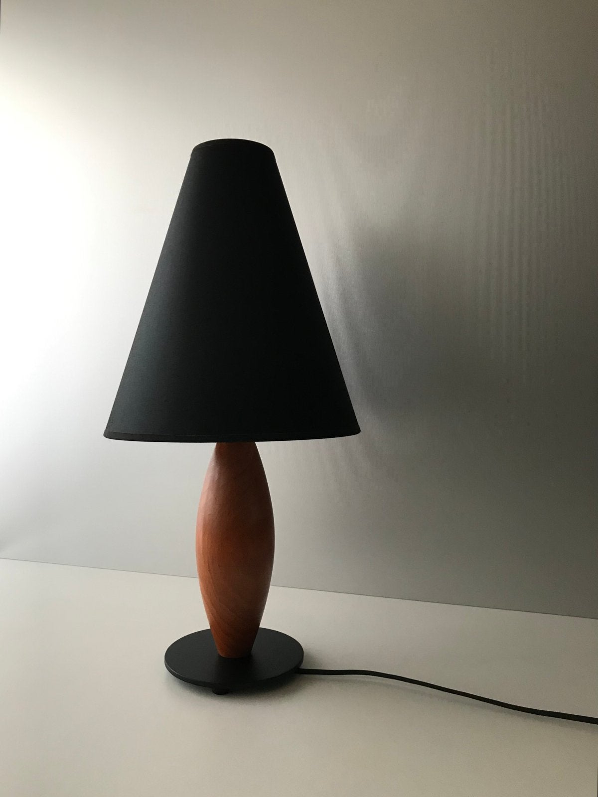 Sce 80s table lamp silence of the lamps, Ophalen of Verzenden, Gebruikt, Hout