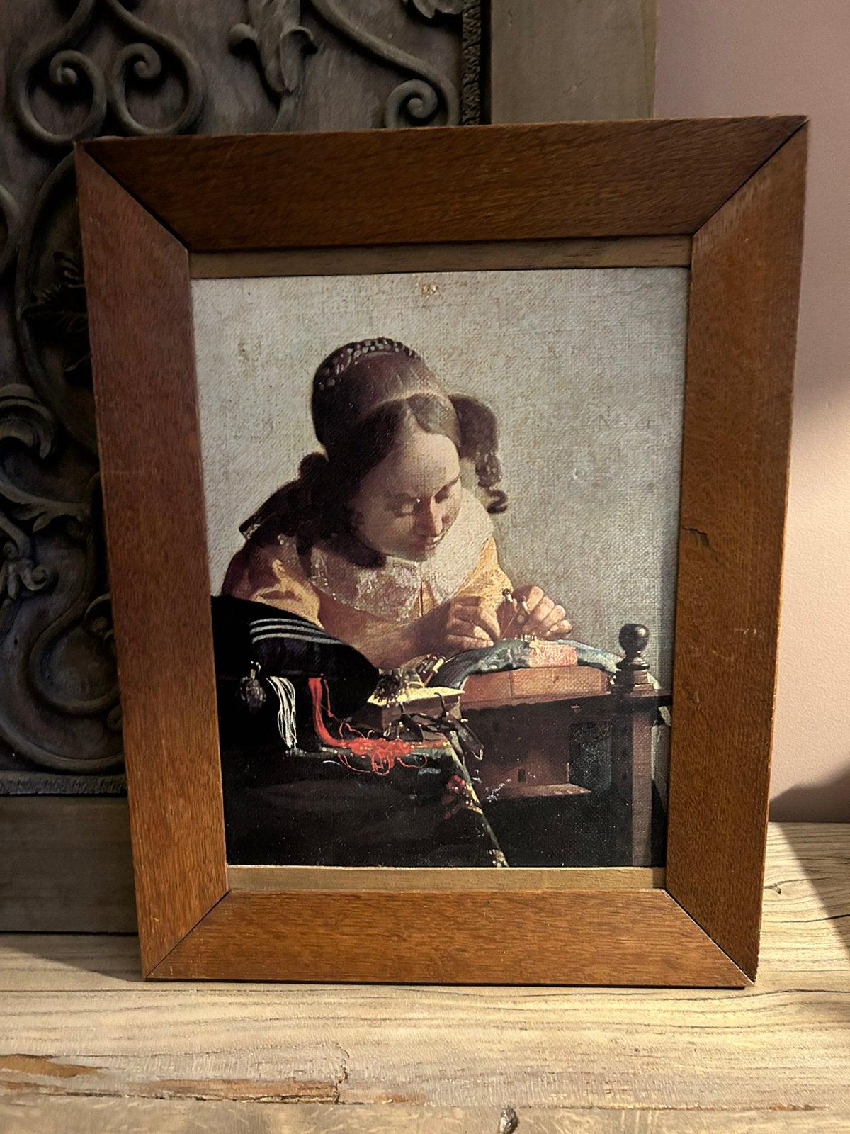 Oude lijst met oud prentje, Ophalen of Verzenden