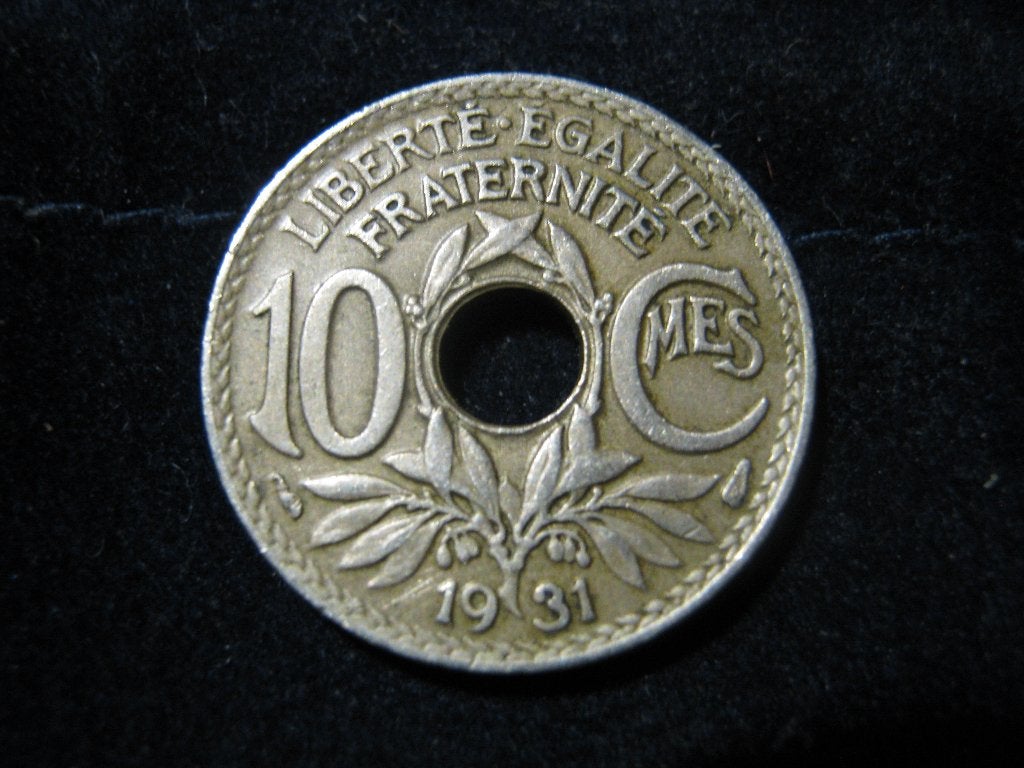 Frankrijk 10 Centimes 1931 #43, Ophalen of Verzenden, Frankrijk, Losse munt