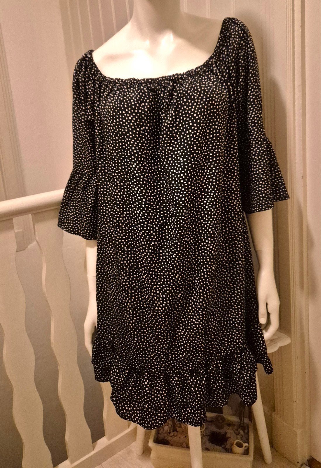 Boho jurk/tuniek, maat 50, Kleding | Dames, Grote Maten, Boohoo, Ophalen of Verzenden, Zo goed als nieuw, Jurk