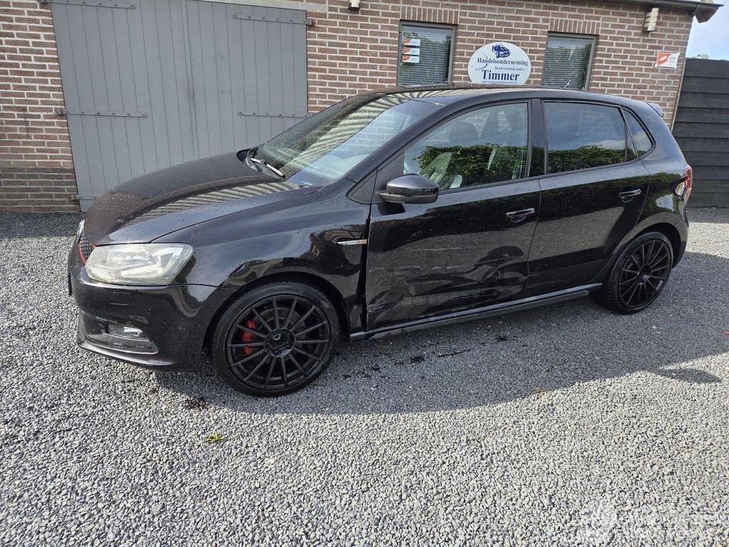 Volkswagen Polo 1.4 TSI GTI (bj 2011, automaat), Automaat, Volkswagen, Zwart, Benzine