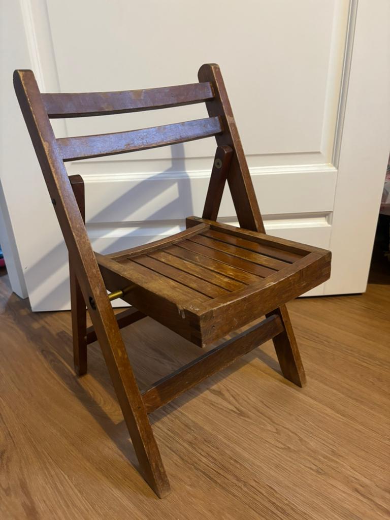 Houten klapstoeltje, Ophalen of Verzenden