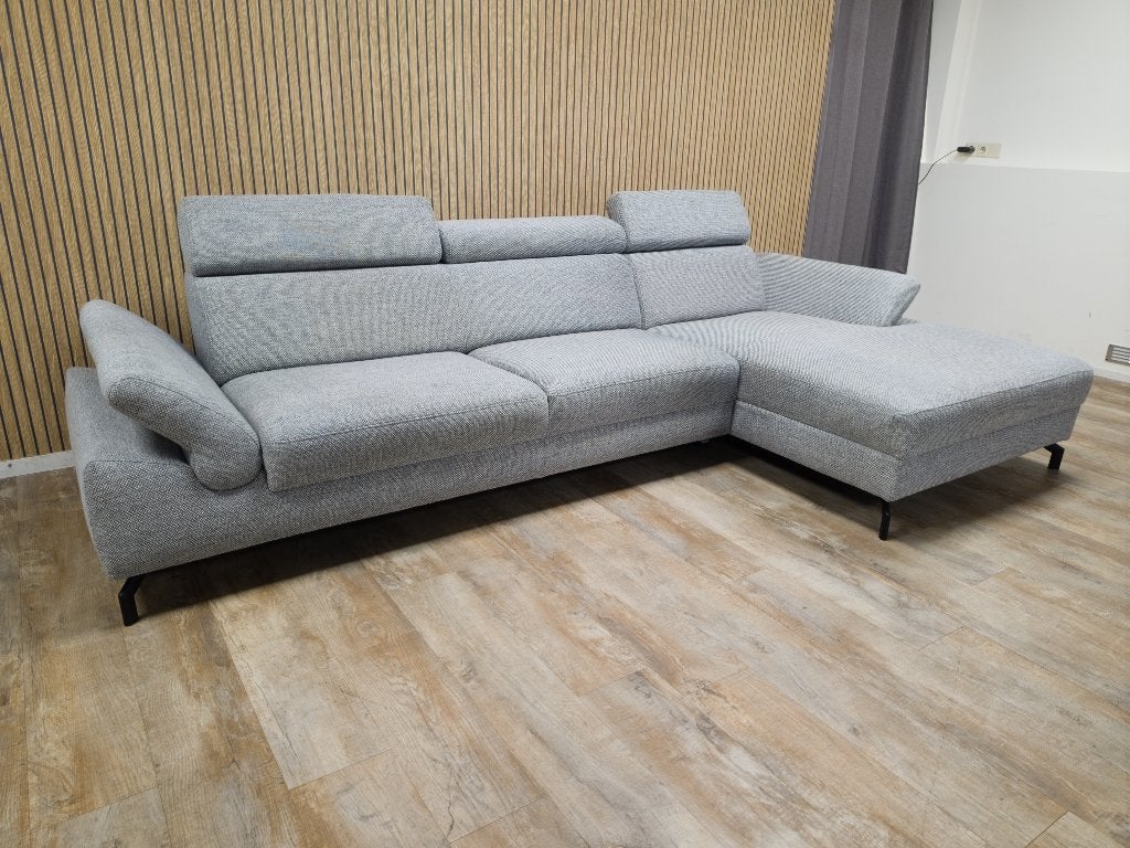 Z.G.A.N Grijs Hoekbank MONTEL MODENA - TOPSTAAT !!!, Info@banxtel.nl, 3194DC, Hoekbank, Ophalen of Verzenden