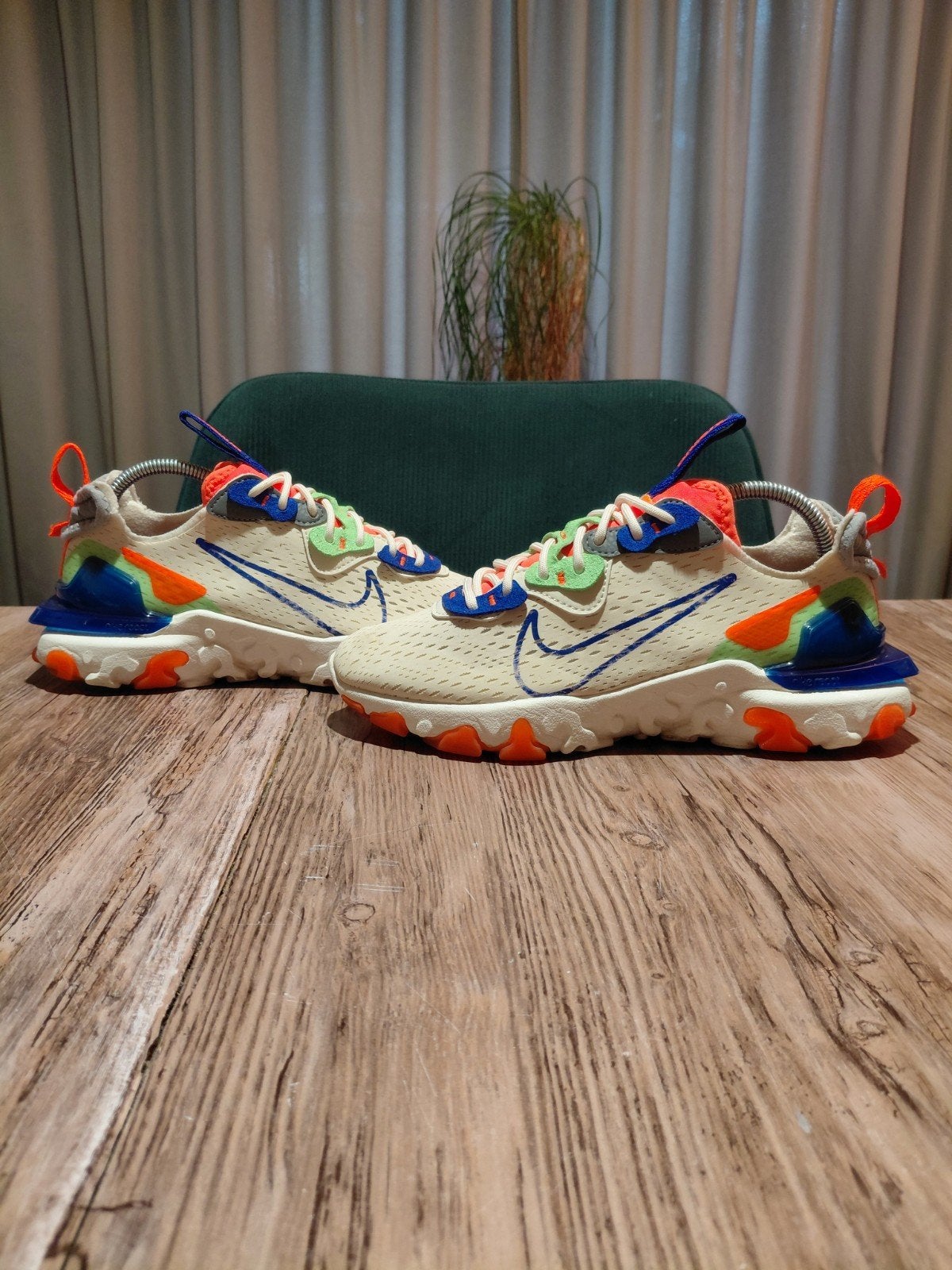 Nike React Vision 'Concord' Size 37,5, Wit, Nike, Ophalen of Verzenden, Sneakers of Gympen