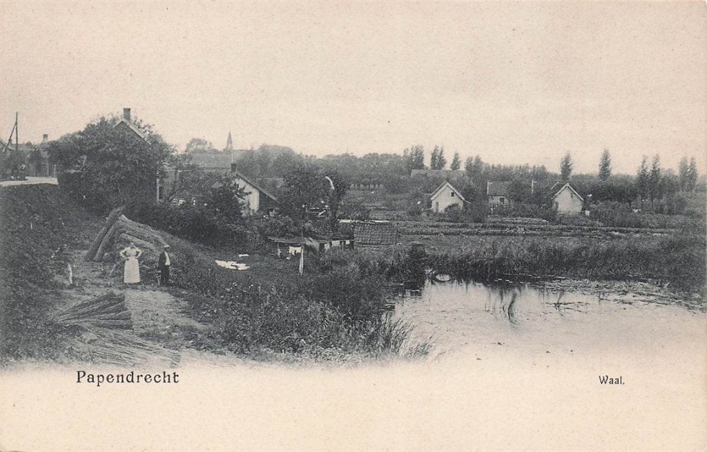 702-235-025 Papendrecht Waal, Verzenden, Voor 1920, Zuid-Holland