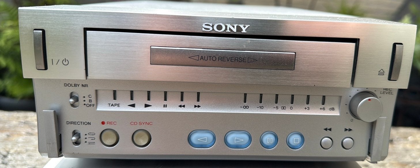 Sony TC-SD1 cassette deck en sony HCD-SD1 cd speler, Gebruikt, Ophalen of Verzenden, Microset, Sony