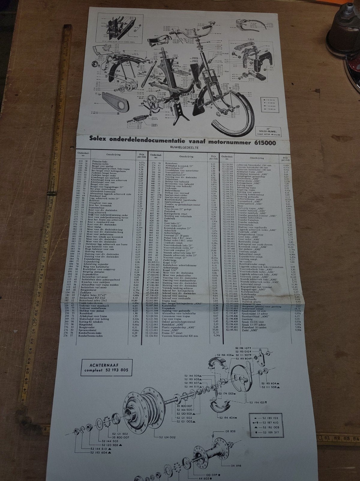 Onderdelen documentatie Solex, Ophalen of Verzenden, Gebruikt