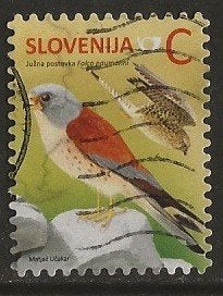Slovenie 11, valk, Verzenden, Overige landen, Gestempeld