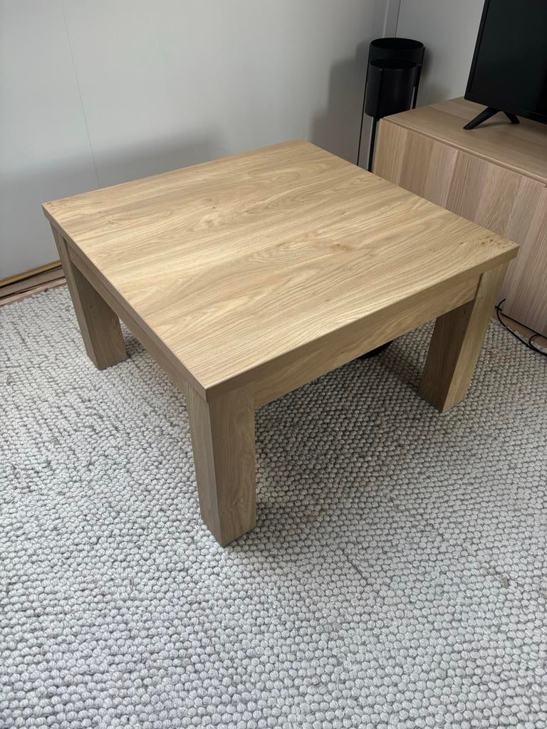 Salontafel, Ophalen, Gebruikt, 100 tot 150 cm, Vierkant