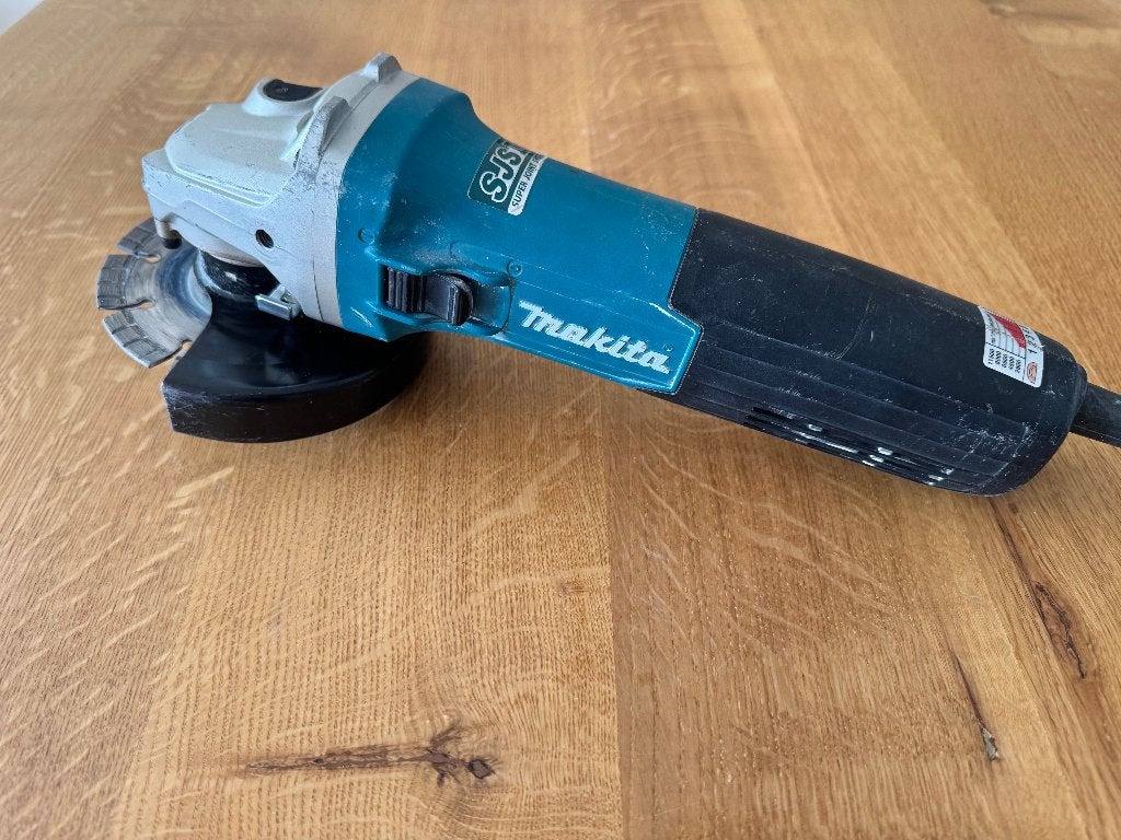 Makita GA5090X01 slijptol (max 11500 RPM), Ophalen of Verzenden, Zo goed als nieuw, 1000 watt of meer, Haakse handslijpmachine