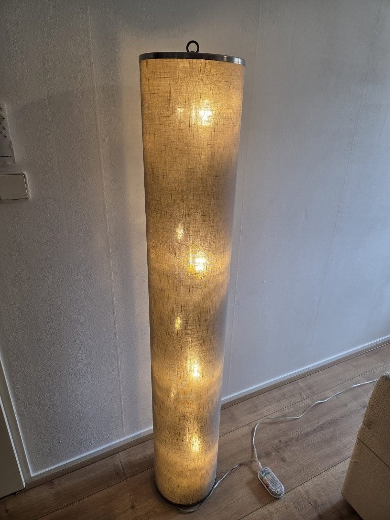 Fischer & Honsel Thor Vloerlamp, dimbaar, Ophalen, E14 (klein), Modern, 150 tot 200 cm