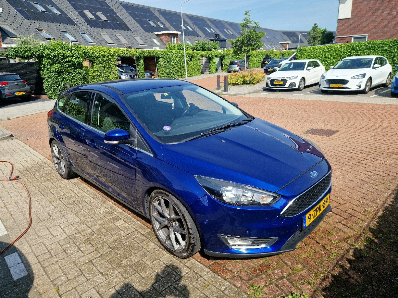 Ford Focus 1.0 Ecoboost 92KW 5D 2015 Blauw, Auto's, Ford, Particulier, Focus, ABS, Airbags, Airconditioning, Alarm, Bluetooth