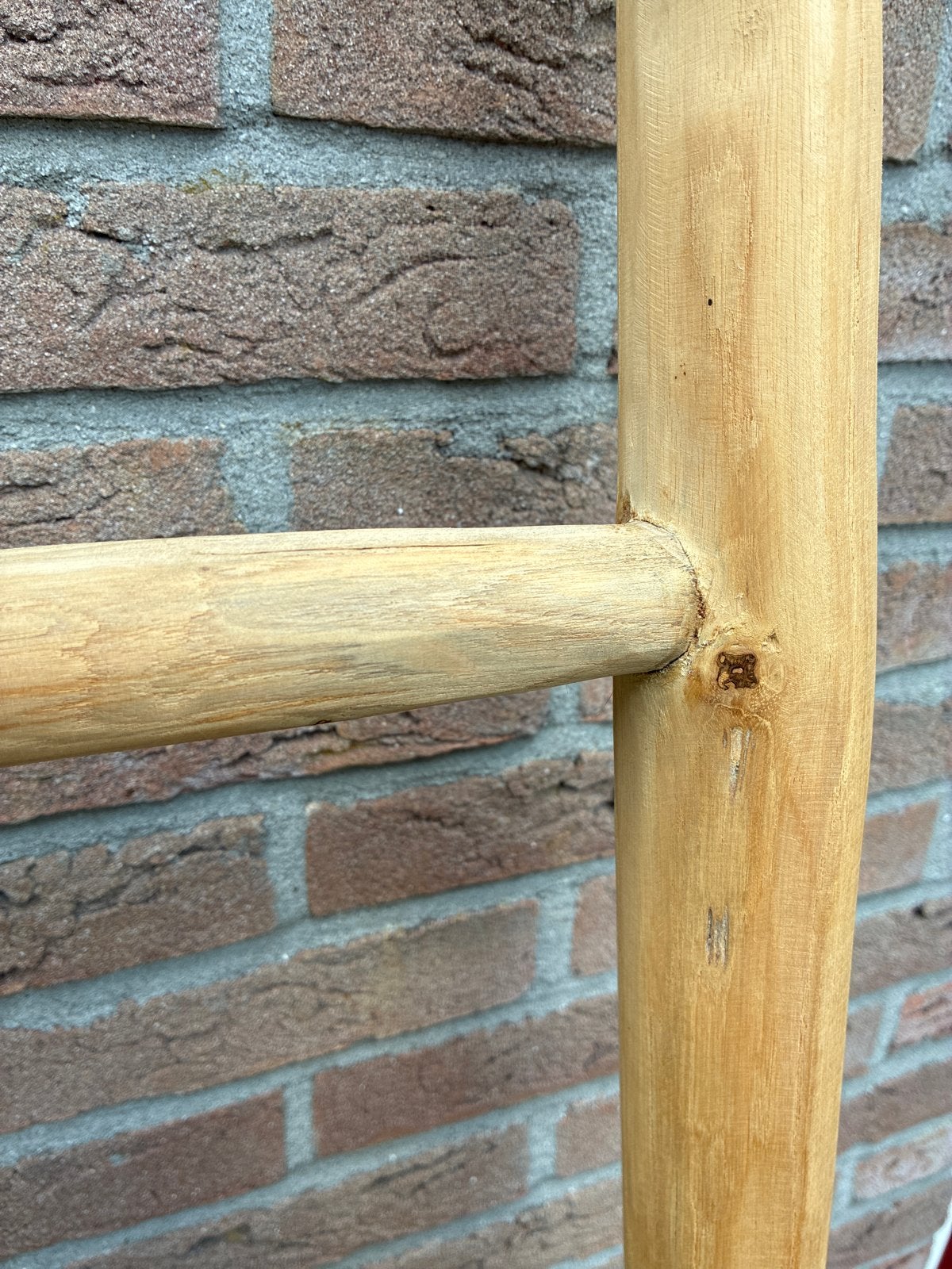 Foto 3 van Decoratieve houten ladder - 180 cm hoog