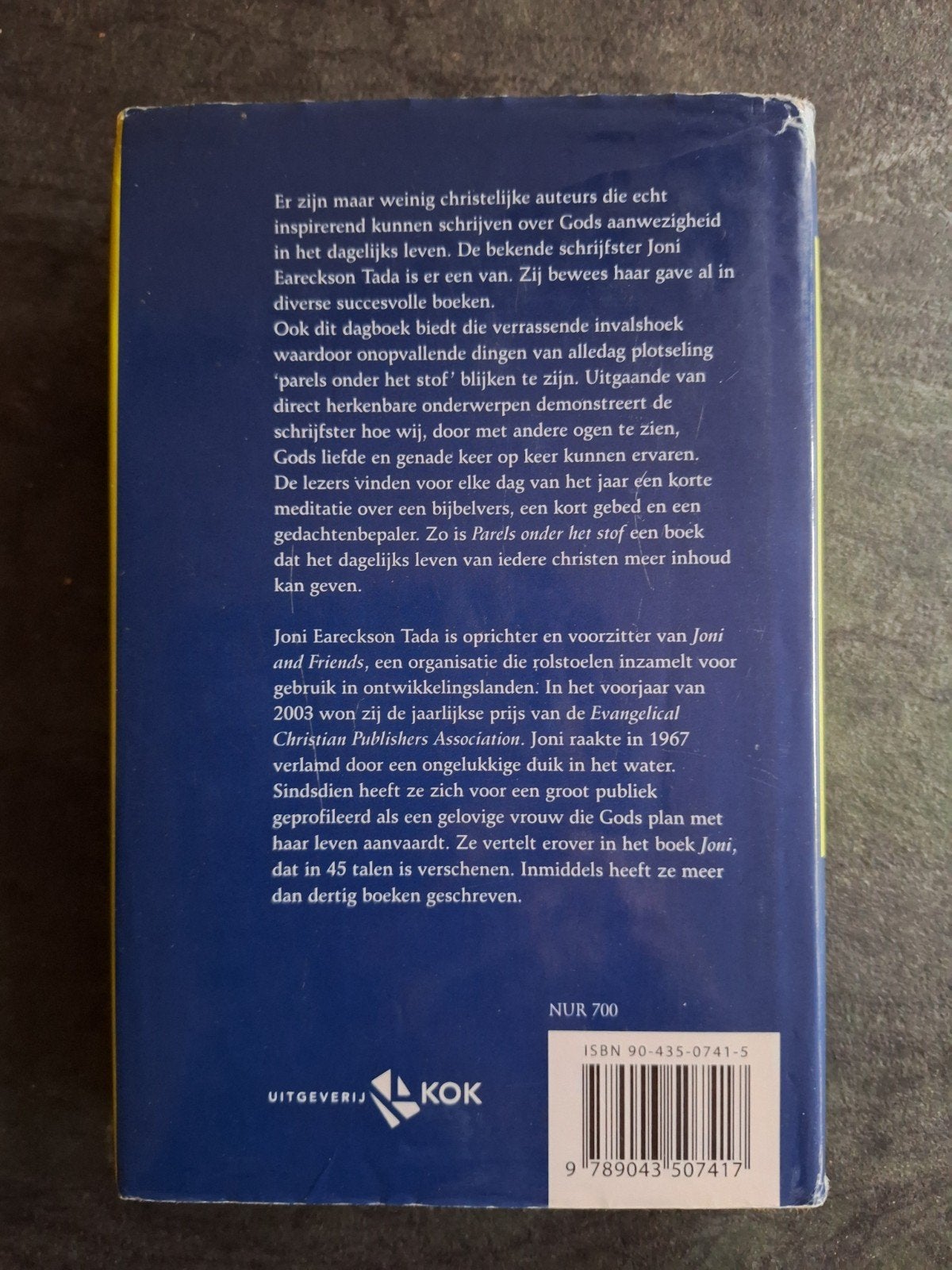 Parels onder het stof - Bijbels dagboek Joni Eareckson Tada, Gelezen, Joni Eareckson Tada, Christendom | Protestants, Ophalen of Verzenden
