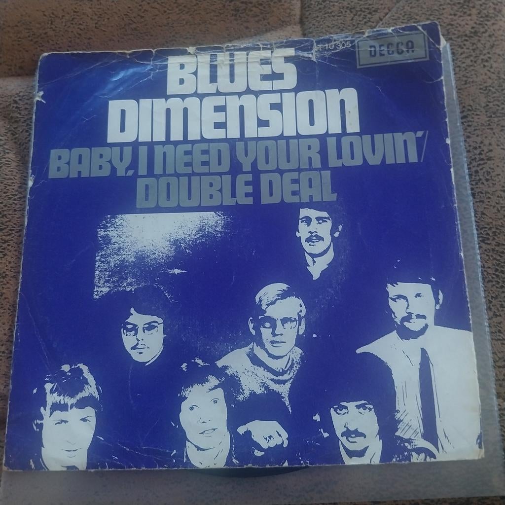 Blues Dimension - Baby, I Need Your Lovin' / Double Deal, Cd's en Dvd's, Vinyl Singles, Gebruikt, 7 inch, Single, Ophalen of Verzenden