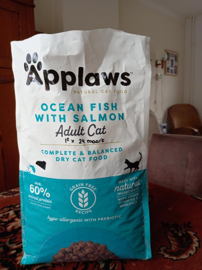 Applaws natuurlijk kattenvoer (zojuist aangebroken)., Dieren en Toebehoren, Ophalen of Verzenden, Kat