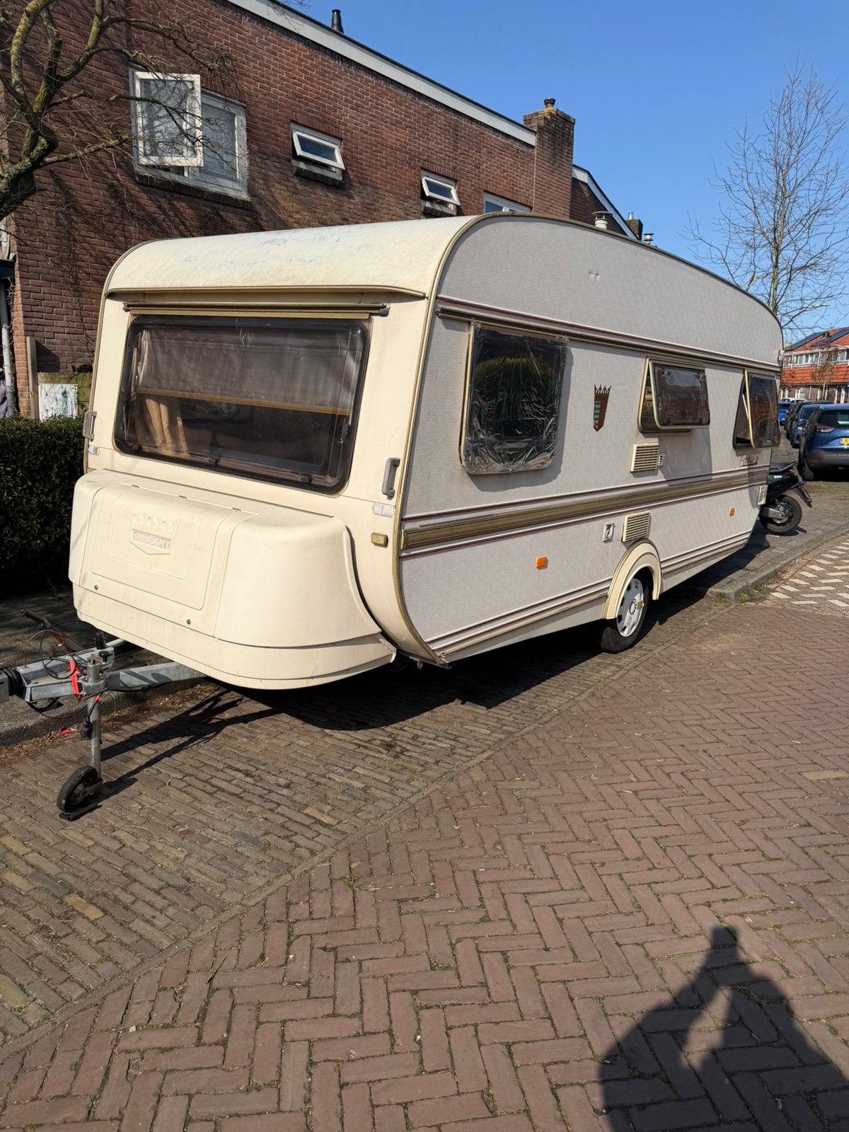 Tabbert Comtesse 515 caravan met voortent, Caravans en Kamperen, Caravans, Particulier, tot en met 4, Rondzit, Tabbert, Vast bed