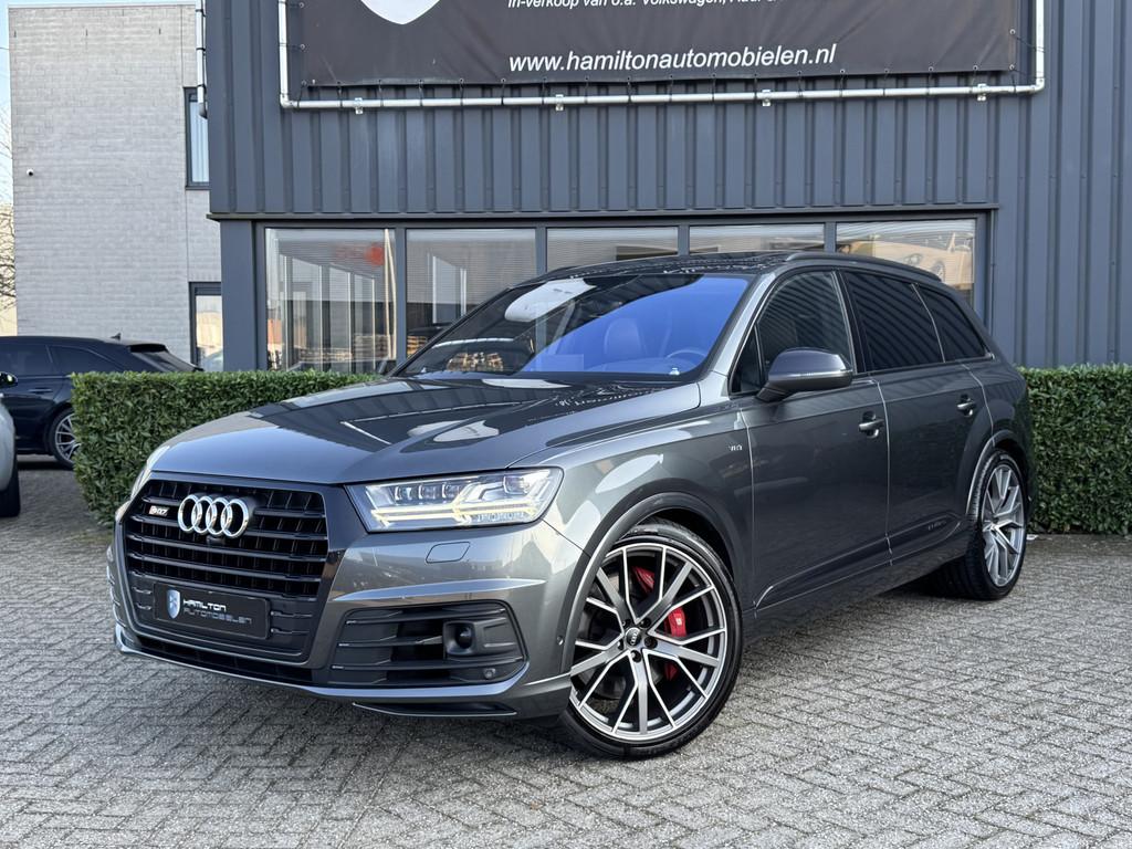 Audi SQ7 4.0 V8 TDI 435pk Quattro Pro Line + Audi Exclusive, Auto's, Audi, SQ7, Gebruikt, 2245 kg, Leder