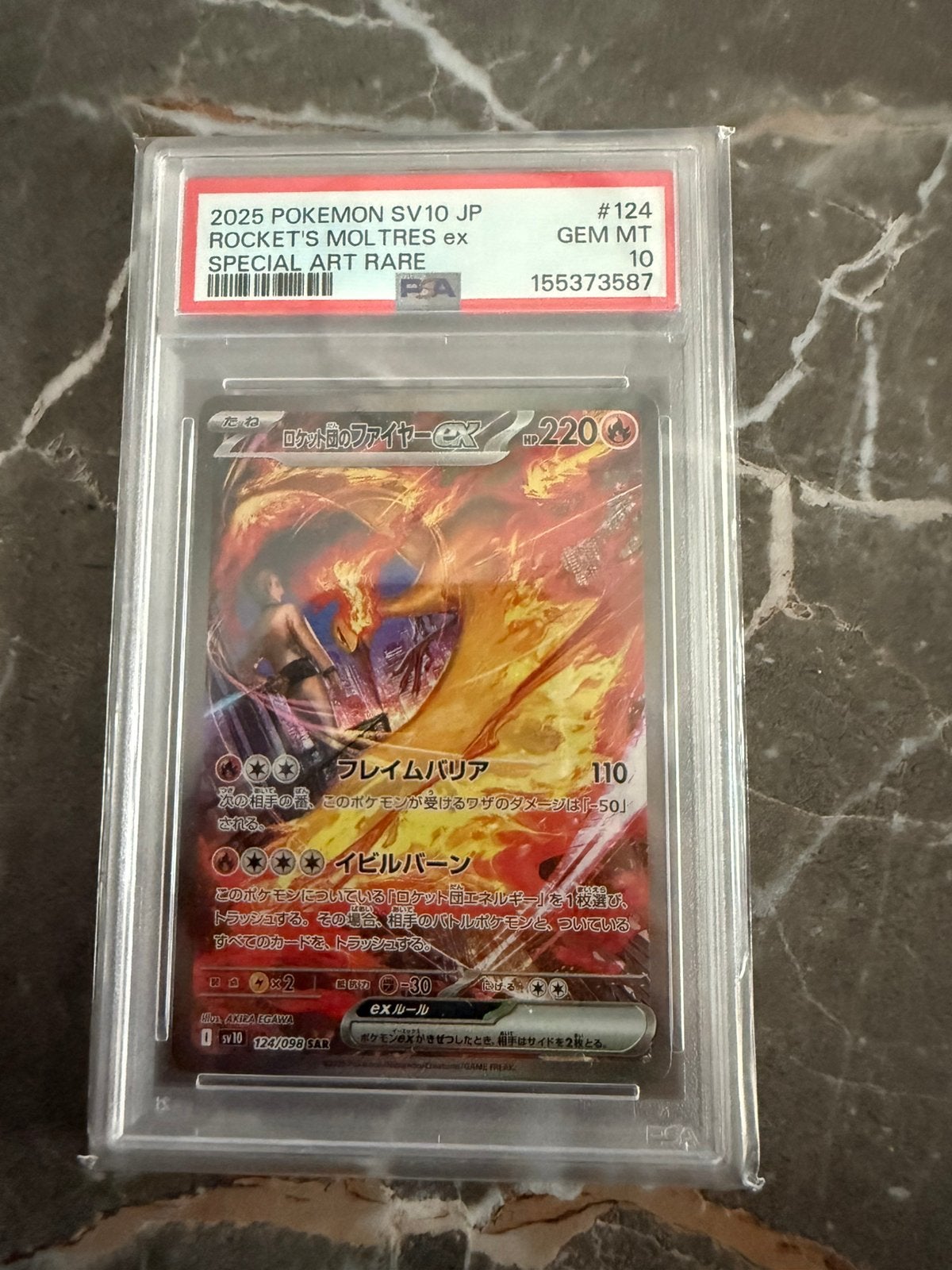 Moltres ex jp psa 10, Ophalen of Verzenden, Zo goed als nieuw