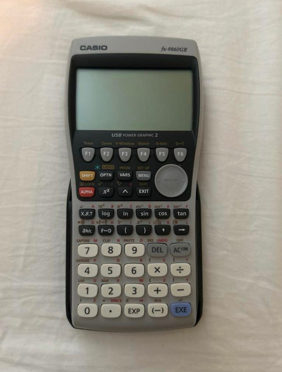 Casio grafische rekenmachine type fx-9860GII, Ophalen of Verzenden, Grafische rekenmachine, Zo goed als nieuw