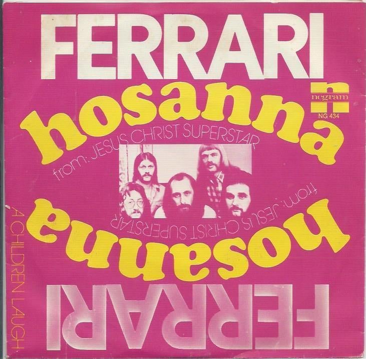 Nederpop; Ferrari- Hosanna, Cd's en Dvd's, Vinyl Singles, Gebruikt, Verzenden, 7 inch, Fotohoes