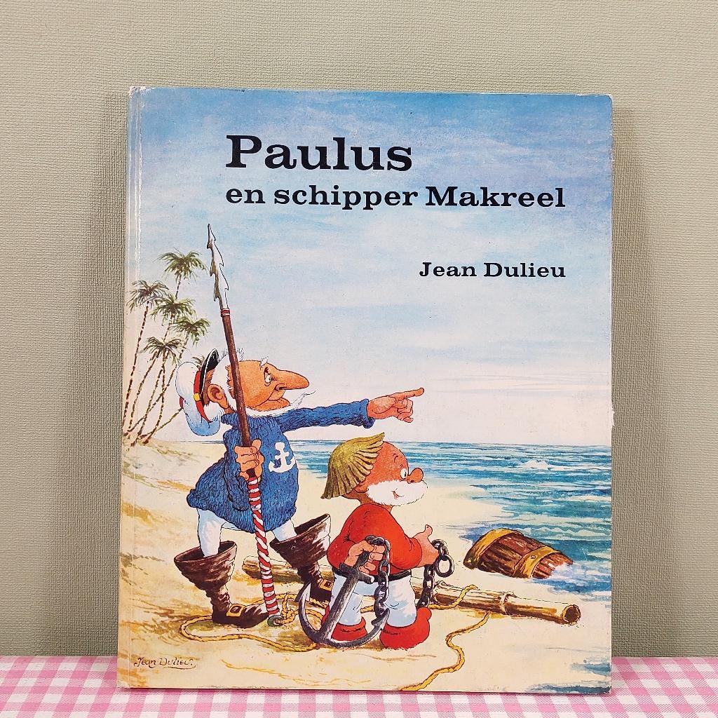 Paulus de Boskabouter Jean Dulieu Schipper Makreel 1965 oud, Boeken, Kinderboeken | Jeugd | onder 10 jaar, Zo goed als nieuw, Sprookjes