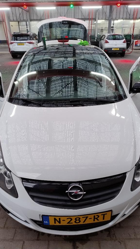 Opel Corsa 2009 Wit, Auto's, Voorwielaandrijving, Airconditioning, Wit, 1364 cc