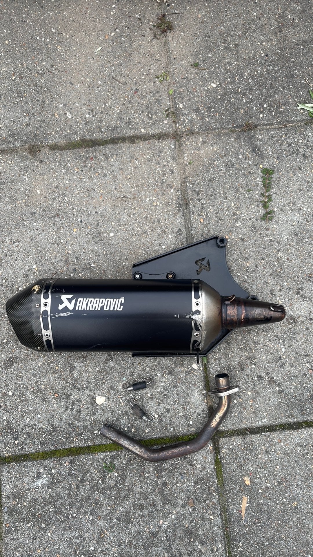 Akrapovic uitlaat, Ophalen of Verzenden, Gebruikt, Uitlaat, Overige merken