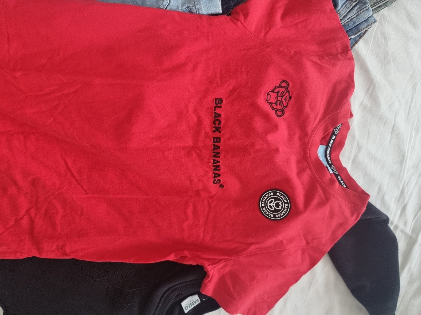 Black Bananas rood shirt/jurk maat 152, Jongen of Meisje, Ophalen of Verzenden, Zo goed als nieuw, Shirt of Longsleeve