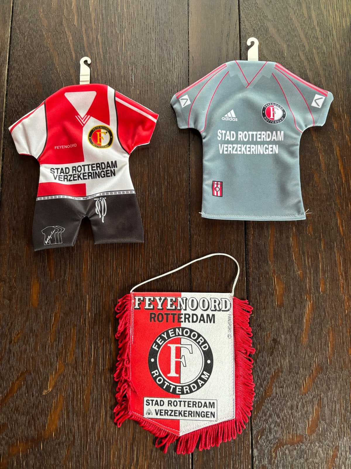 Feyenoord Mini Shirtjes en Vaantje Set, Ophalen of Verzenden, Gebruikt, Feyenoord, Shirt