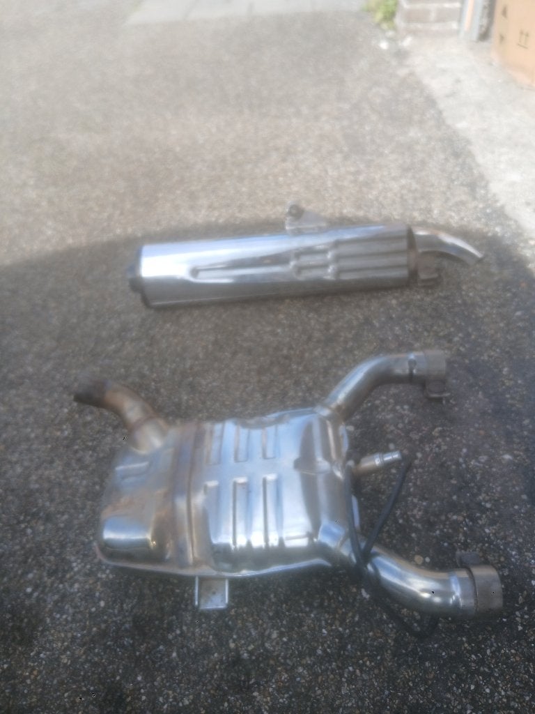 Orginele cat met einddemper BMW R1150GS, Ophalen, Gebruikt