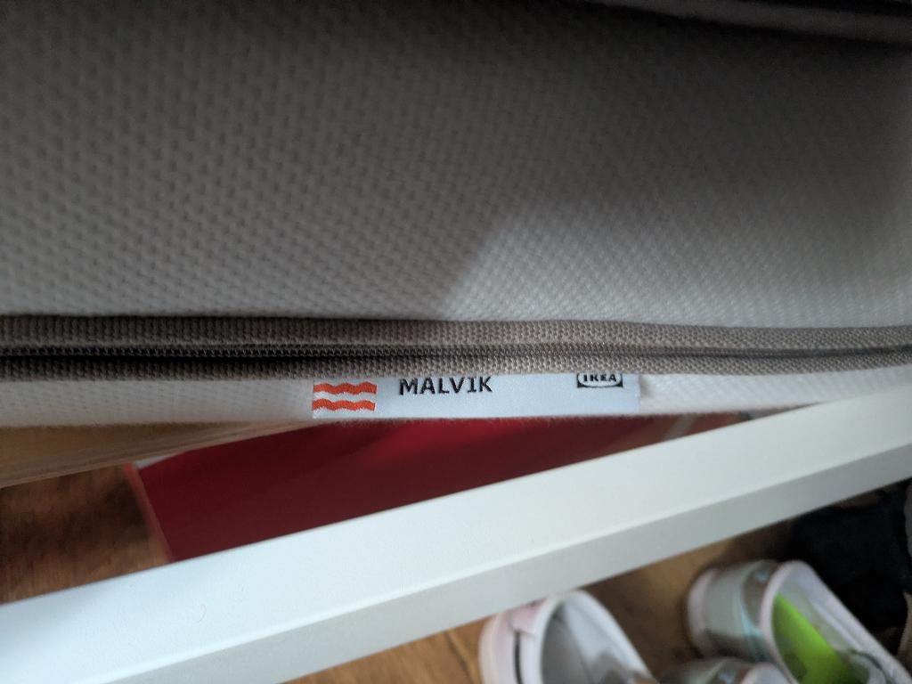 Matras, Ophalen, 90 cm, Eenpersoons, Zo goed als nieuw