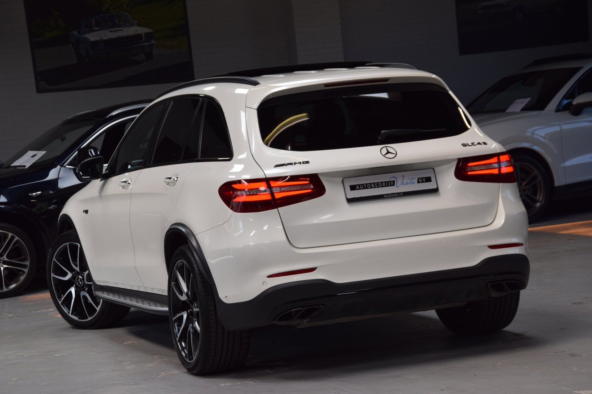 Mercedes-Benz GLC-klasse AMG 43 4MATIC Panorama*Burmester*Ca, Auto's, Mercedes-Benz, Automaat, Gebruikt, Zwart, 367 pk
