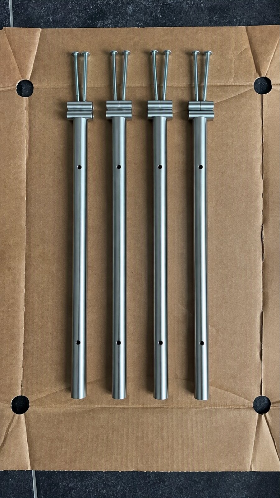 Set van 4 IKEA LANSA handgrepen 245mm (oud model), Ophalen of Verzenden, Gebruikt