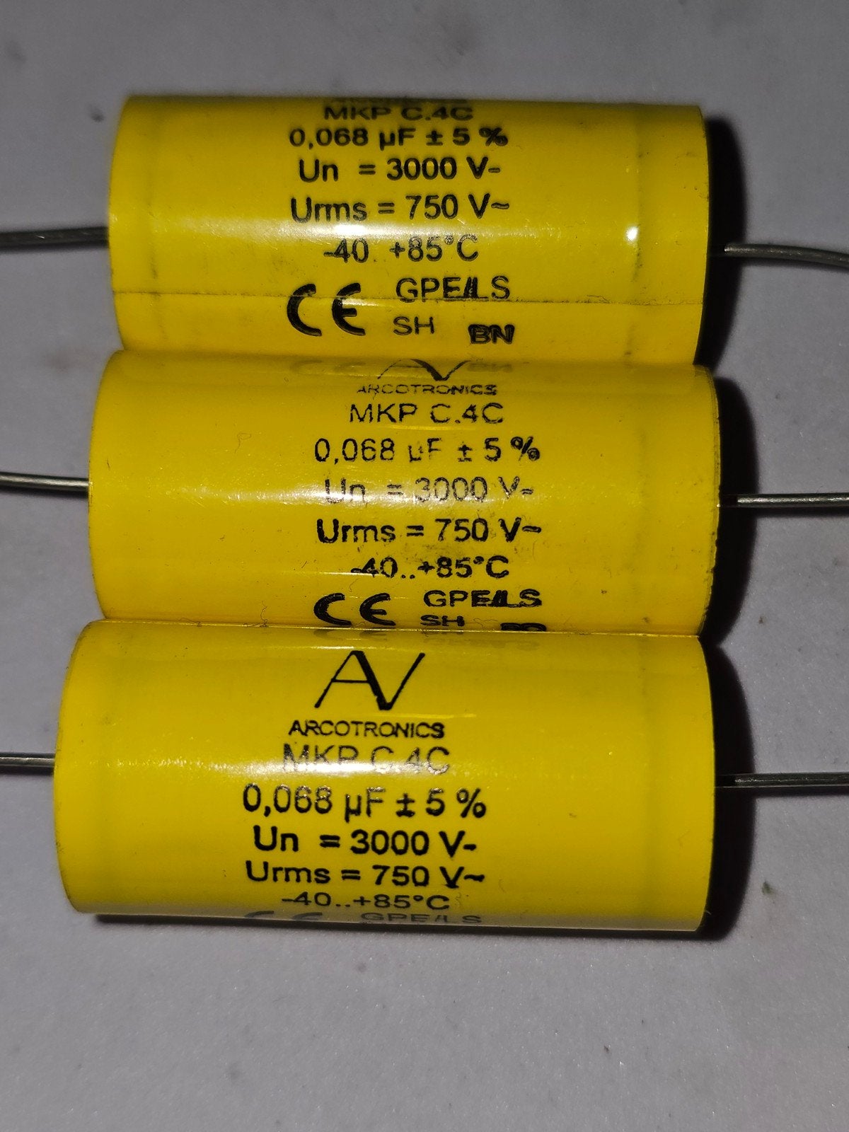 68nF 3000V MKP audio ARCOTRONICS, Ophalen of Verzenden